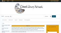 Desktop Screenshot of chinooklibraries.org